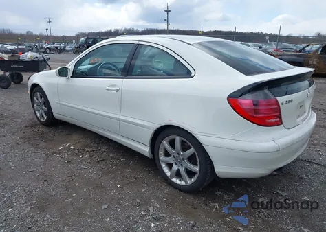2004 Mercedes-Benz C 230 Kompressor Sport from USA, damaged, VIN WDBRN40J74A568964